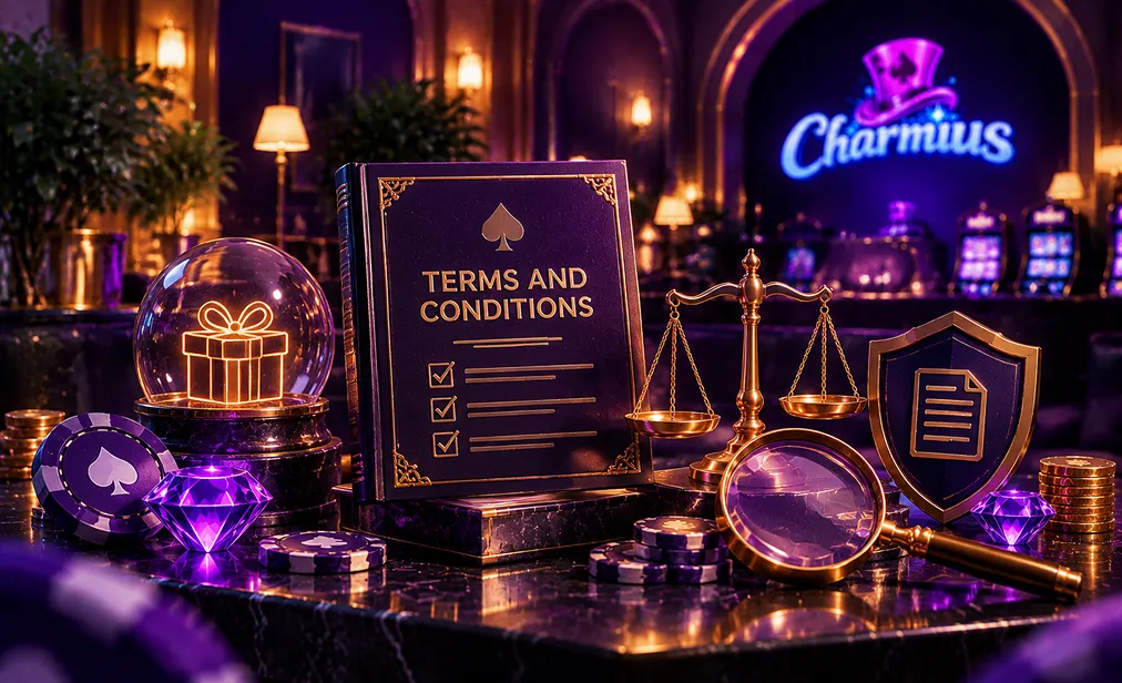 Bonuses Terms and Conditions at Charmius Casino