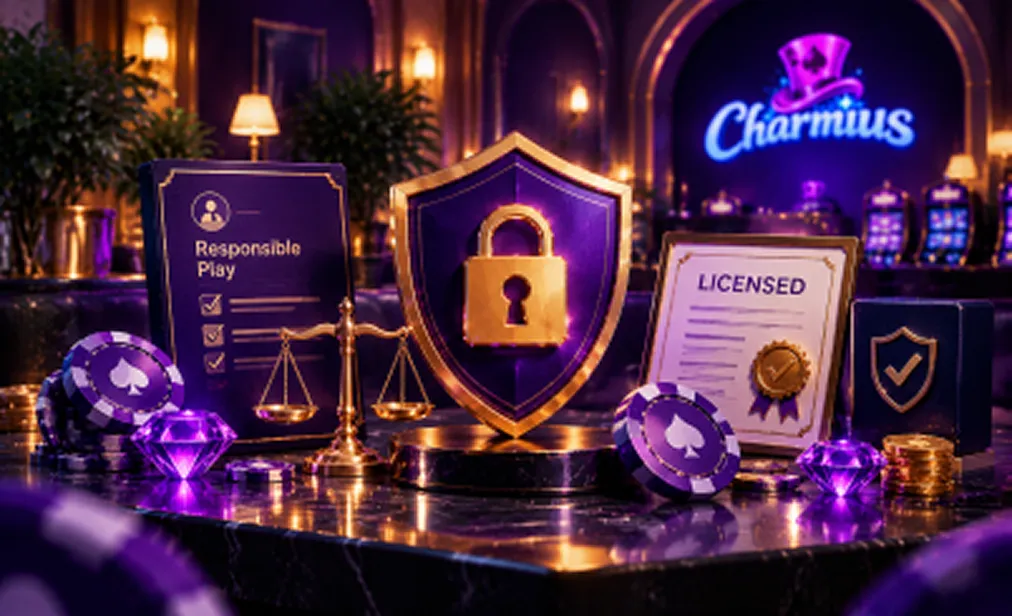 Security, Responsible Play, Fairness, and Licensing at Charmius Casino